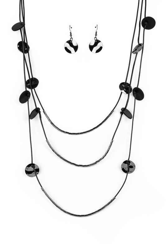 Black Necklace Long