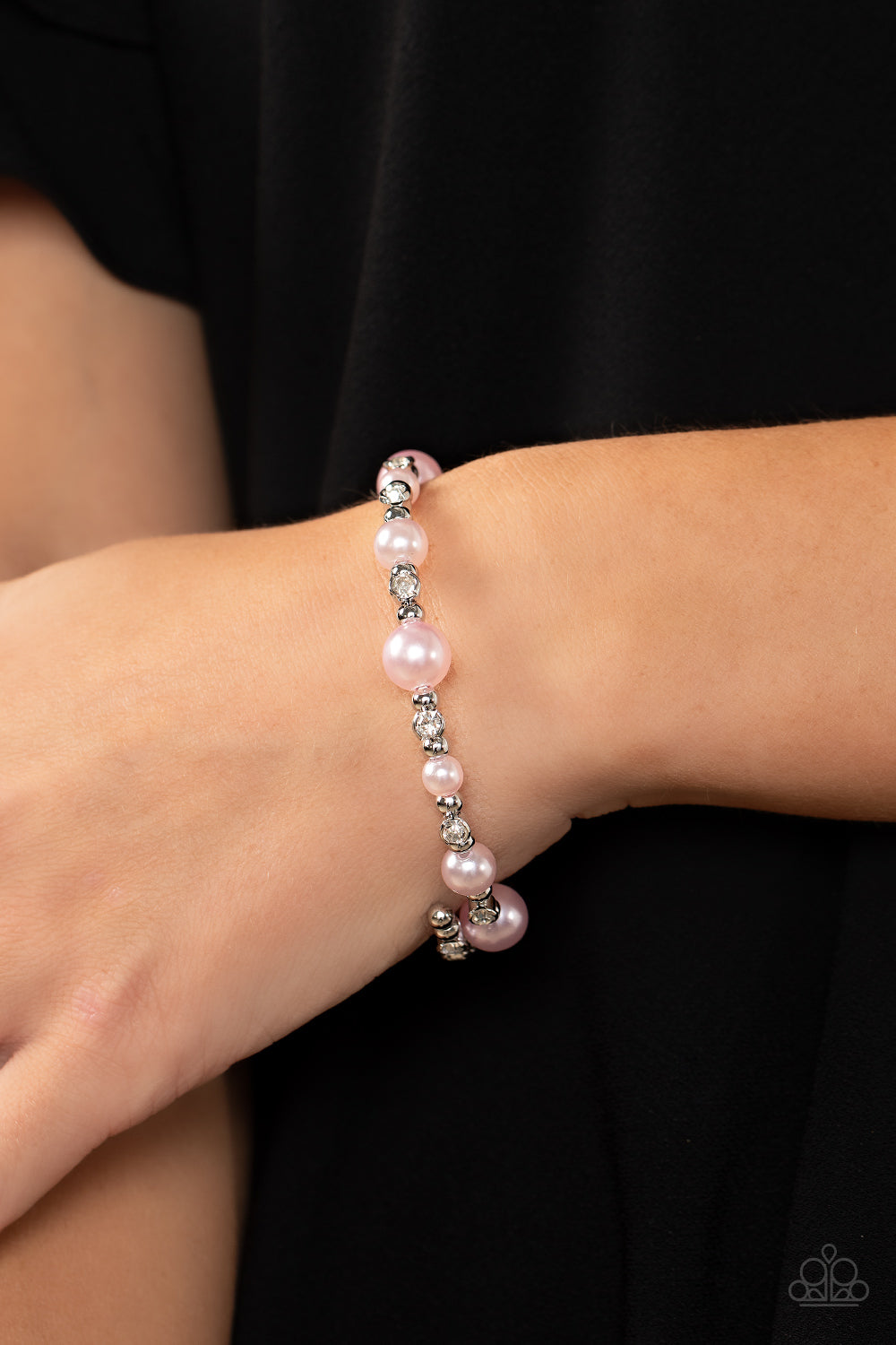 Pink Pearly Bracelet