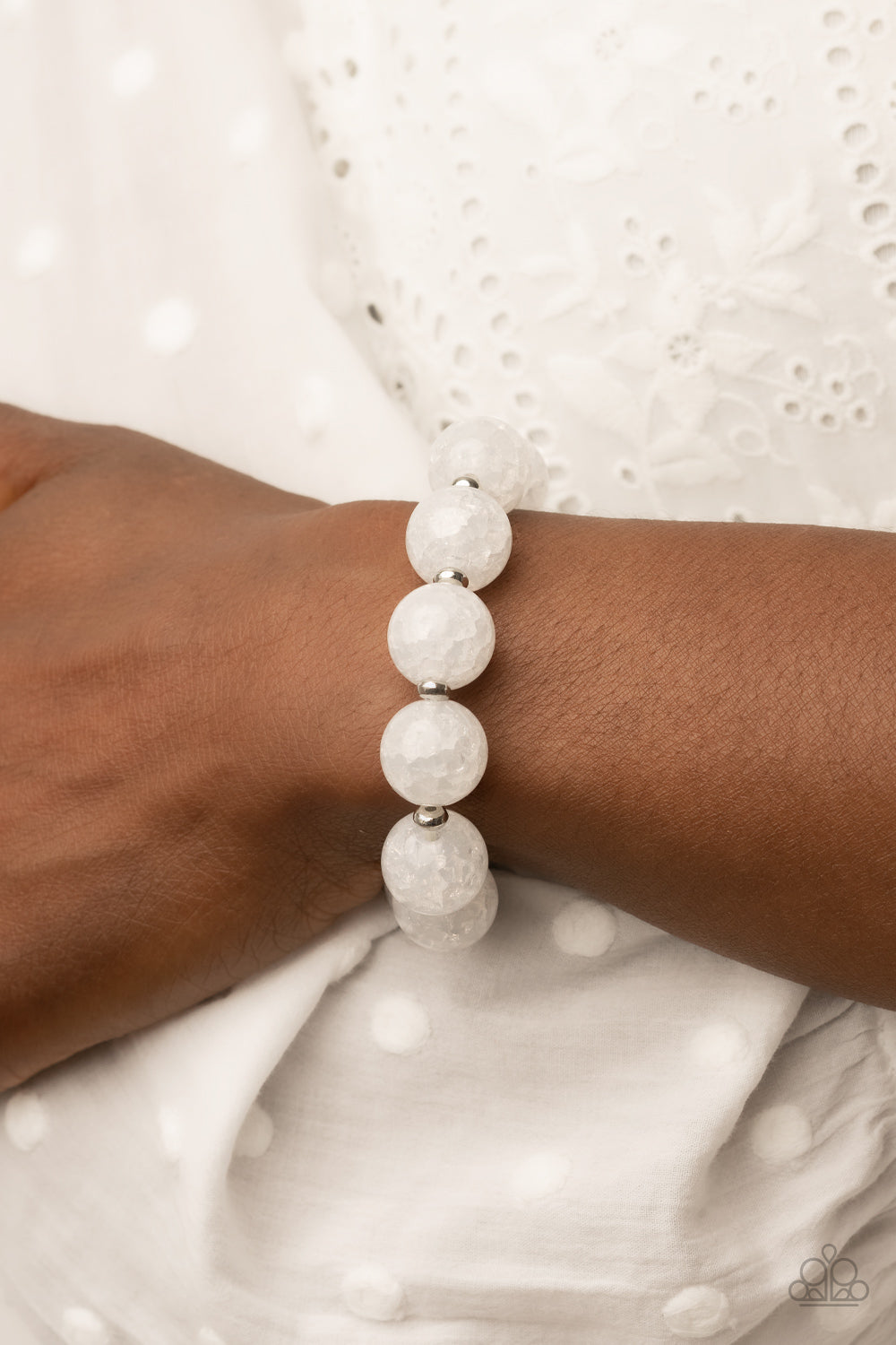 White beaded Bracelet