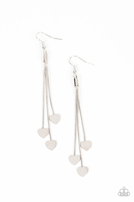 Silver Heart Earring