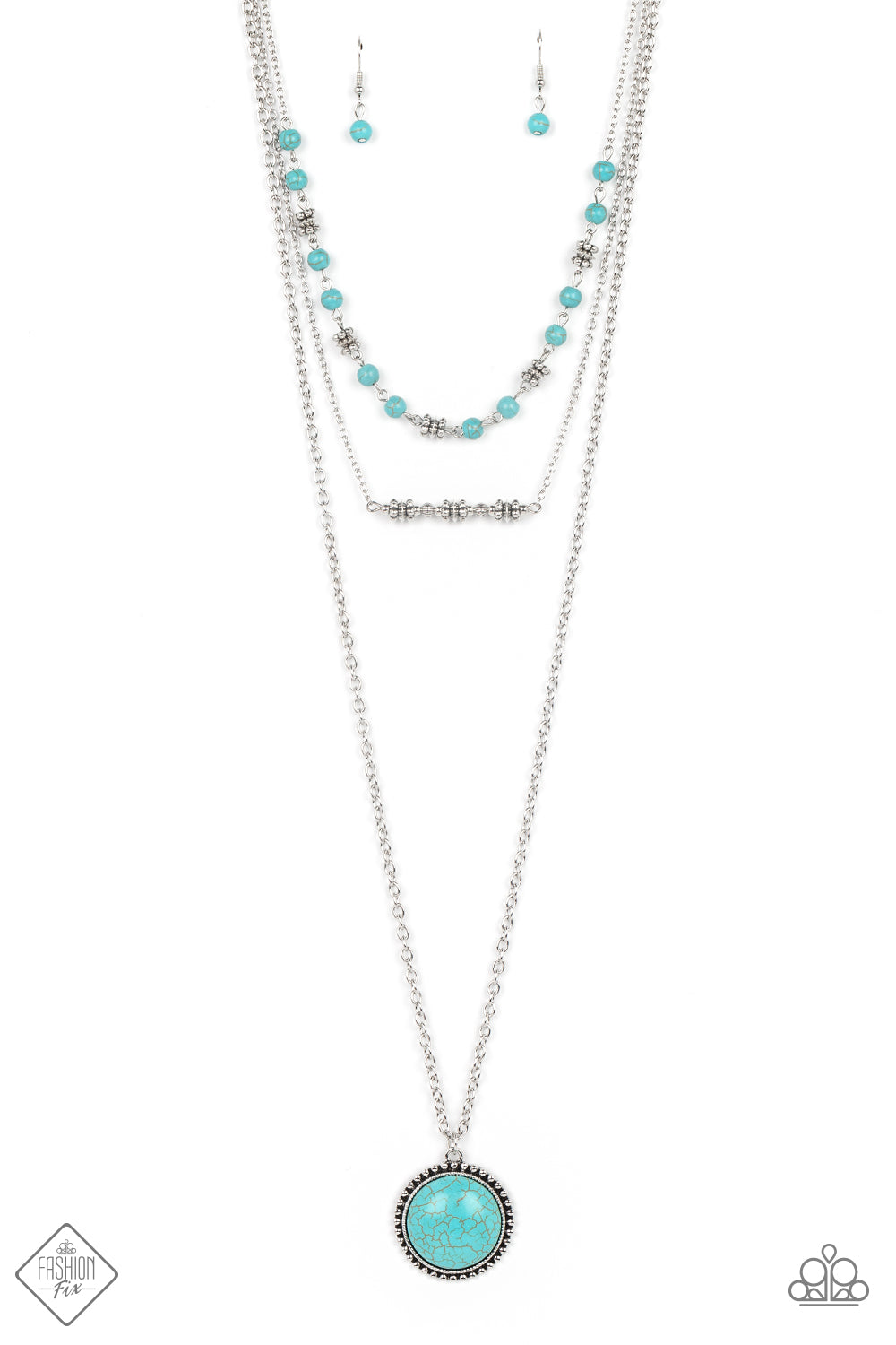 Blue layered Necklace