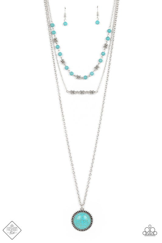 Blue layered Necklace